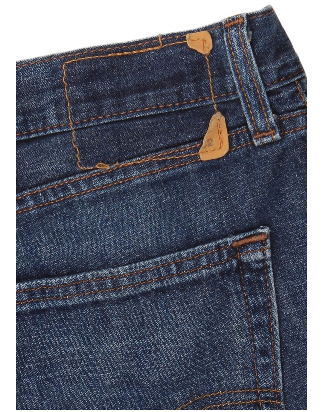 LEVI'S Muške uske traperice W40 L32 tamnoplavi pamuk