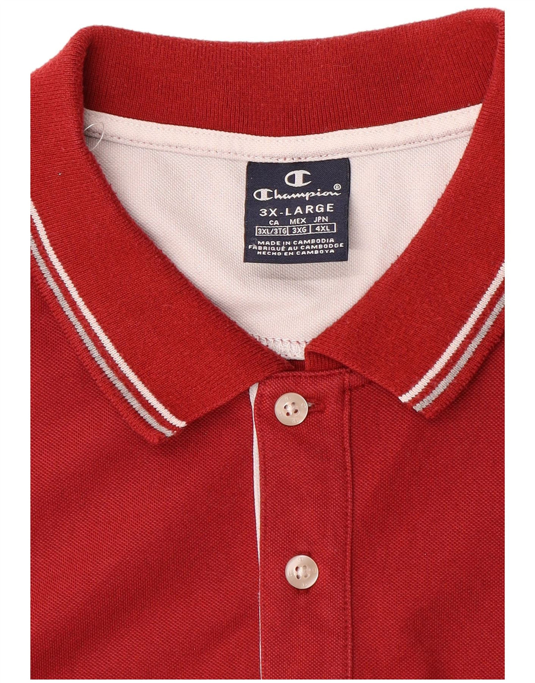 CHAMPION Muška polo majica 3XL crvena