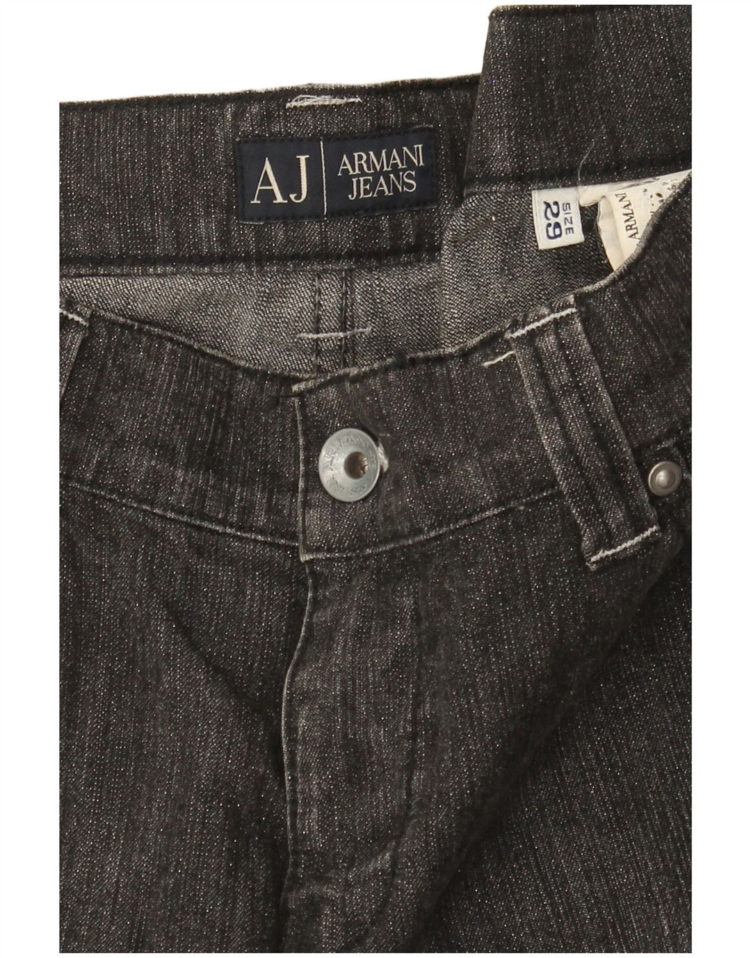 Armani ženske ravne traperice W29 L28 sive