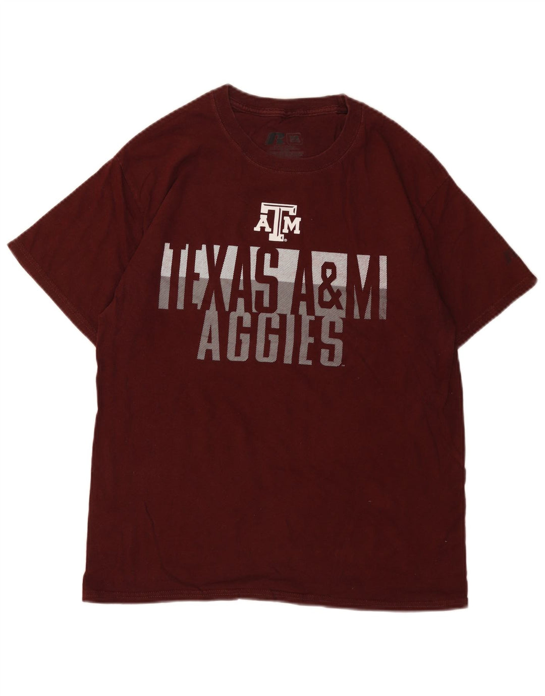 RUSSELL ATHLETIC Muška majica kratkih rukava s grafičkim motivima UK 38/40 srednje tamnocrvena