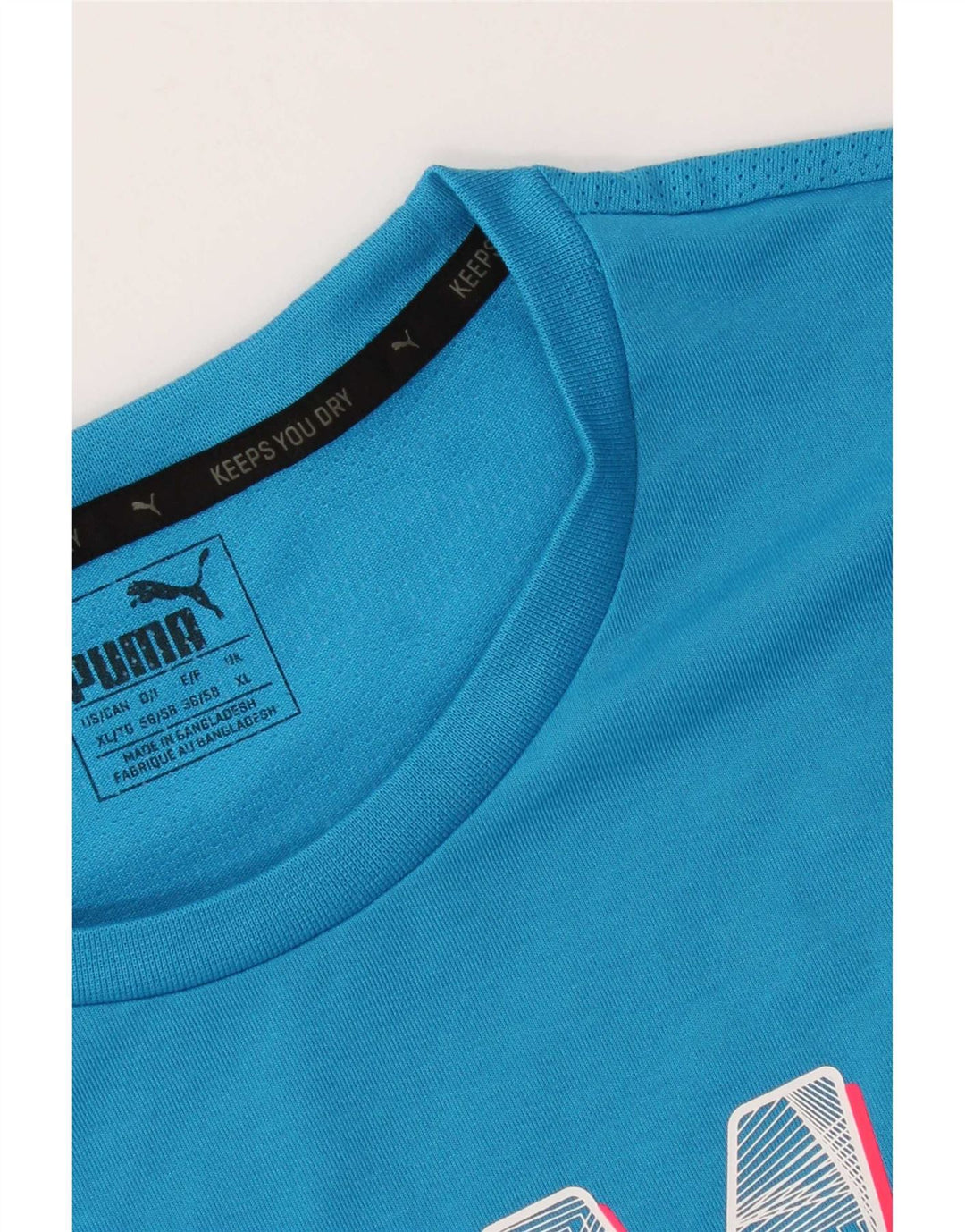 Puma muška majica s grafičkim motivima XL plava