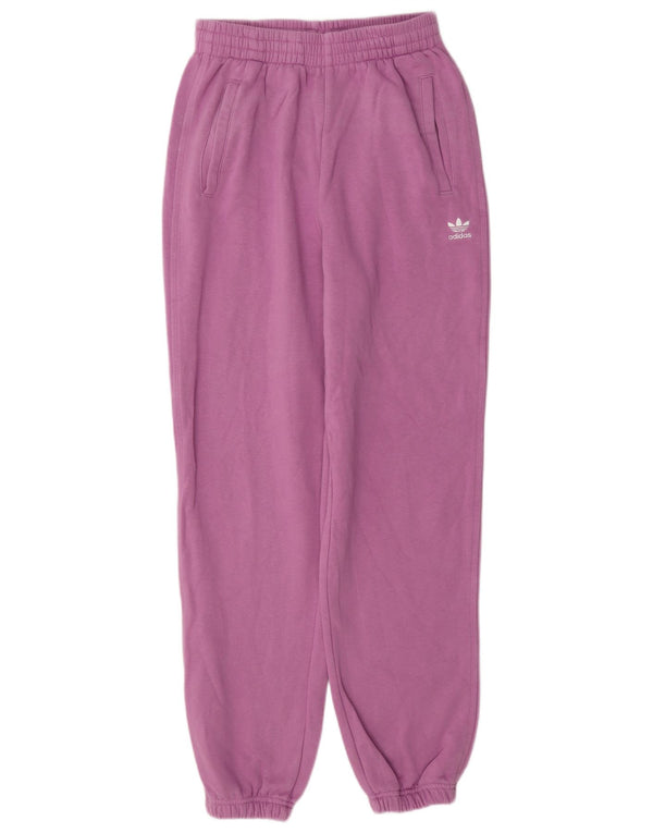 Adidas ženske trenirke hlače Joggers UK 4/6 XS ružičasti pamuk