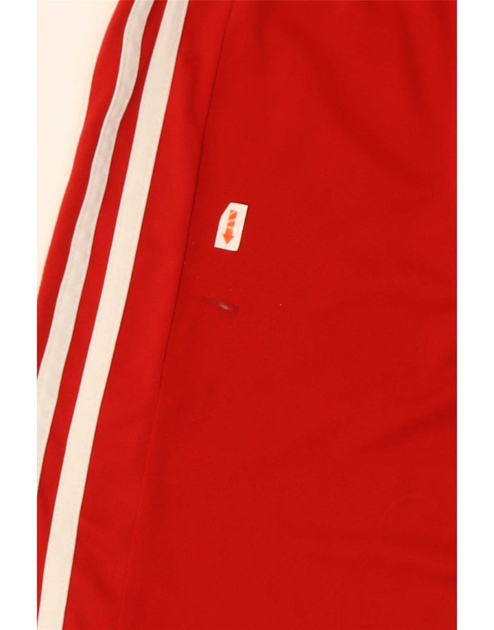 Adidas muške sportske kratke hlače Climalite srednje crvene boje od poliestera