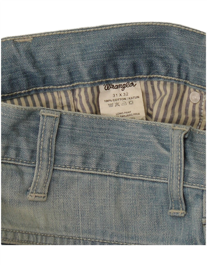 Wrangler ženske ravne traperice W31 L32 plavi pamuk