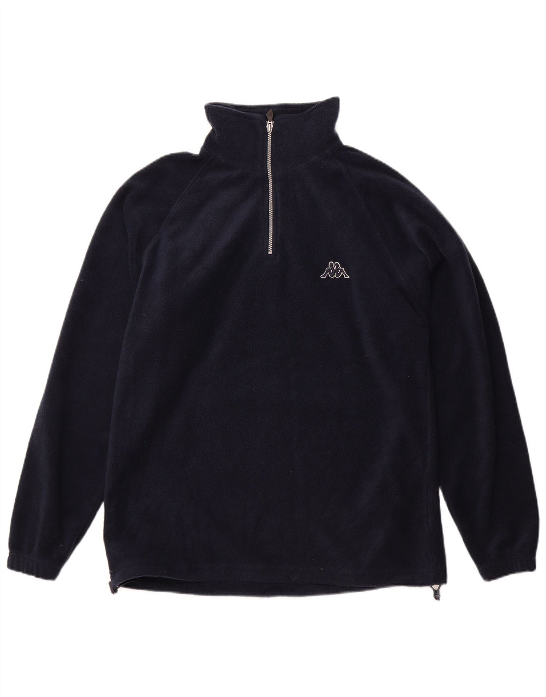 Kappa muški džemper od flisa s patentnim zatvaračem srednje plave boje od poliestera