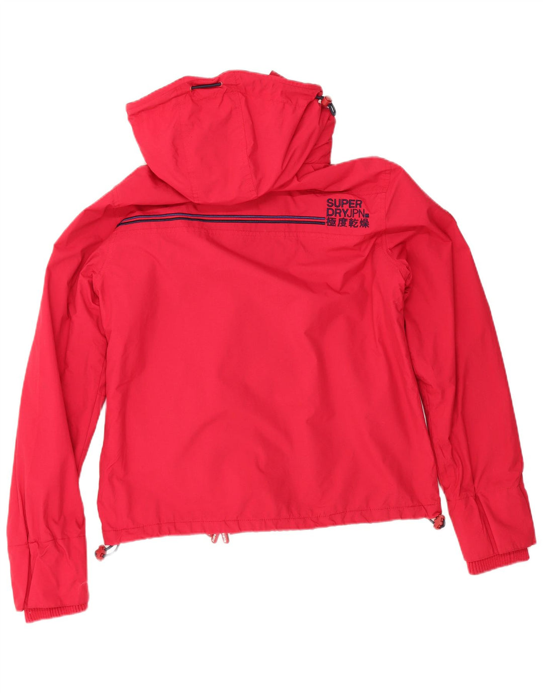 Superdry ženska jakna vjetrovka s kapuljačom UK 16 velika crvena
