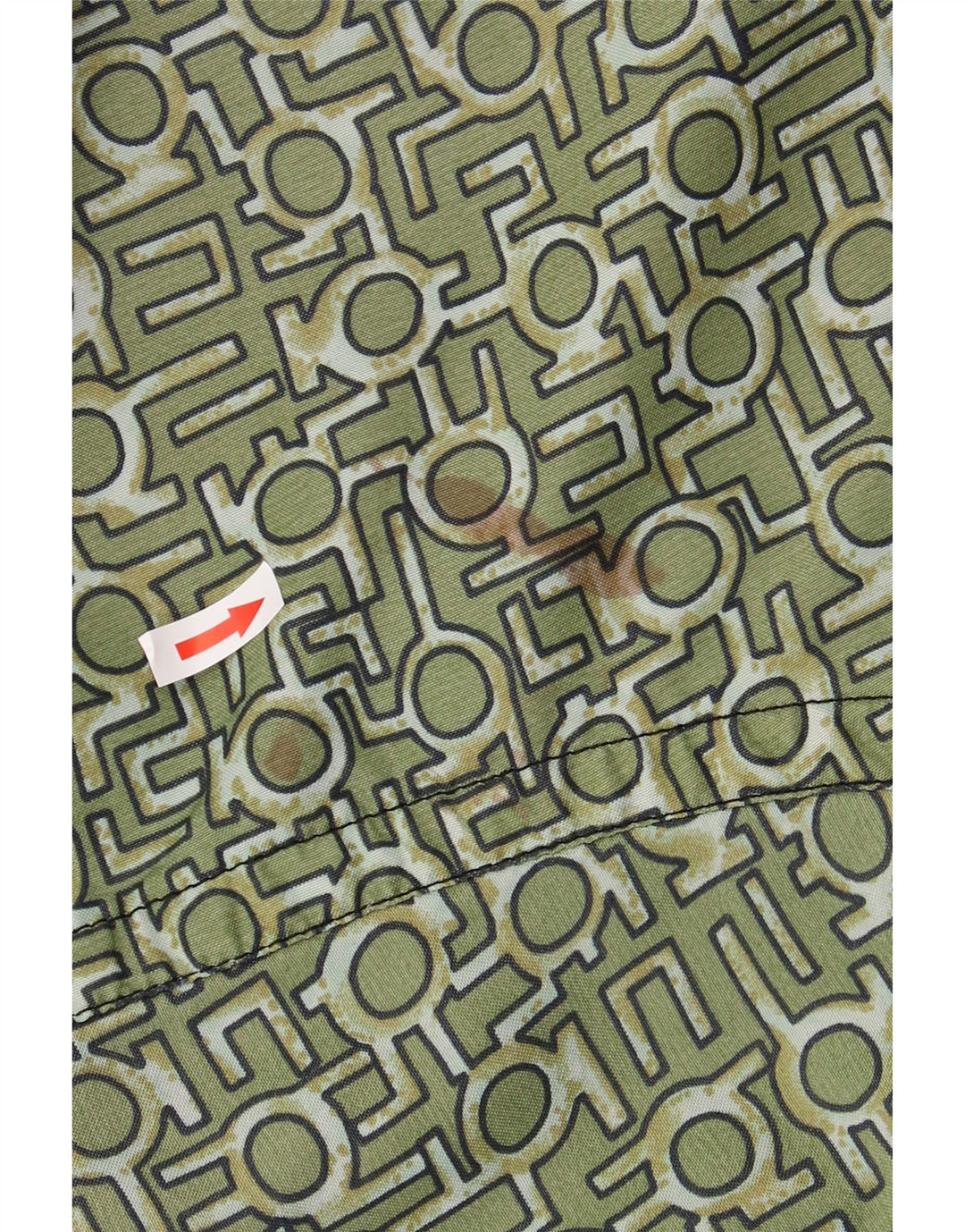 PROLINE muška anorak jakna UK 44 2XL zelene geometrijske boje