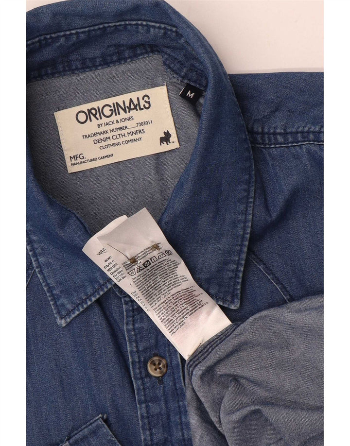 Jack & Jones muška traper košulja Srednje plavi pamuk