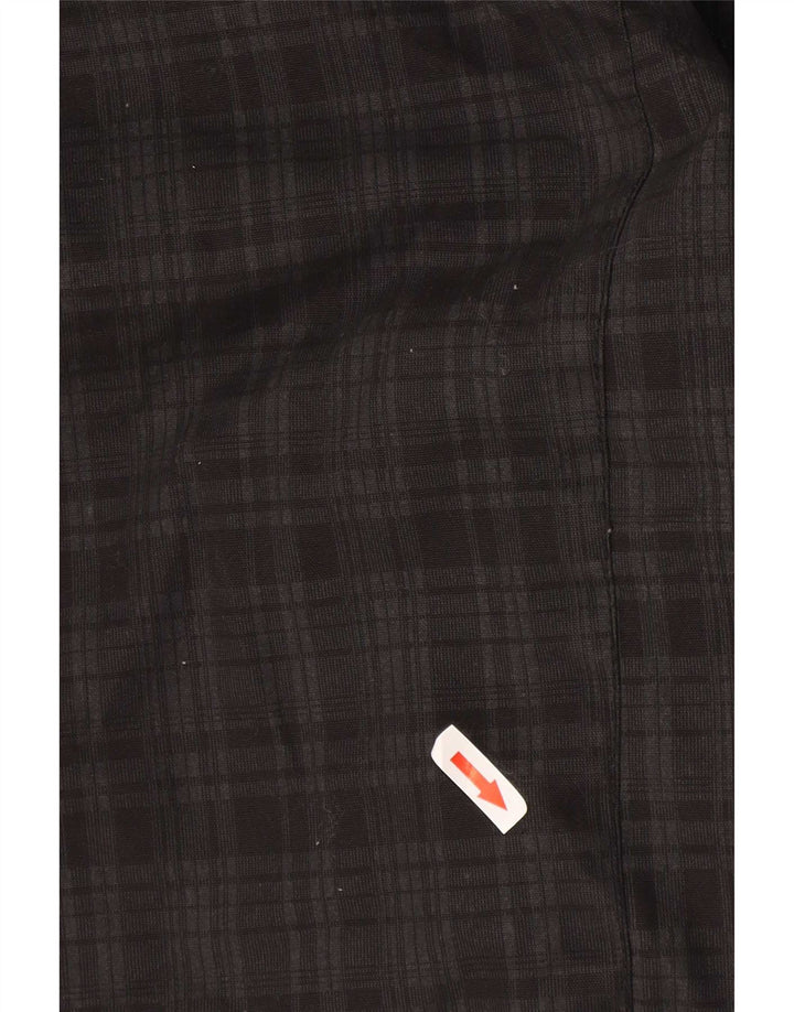 Tom Tailor muška pomoćna jakna s kapuljačom UK 44 2XL crni karirani pamuk