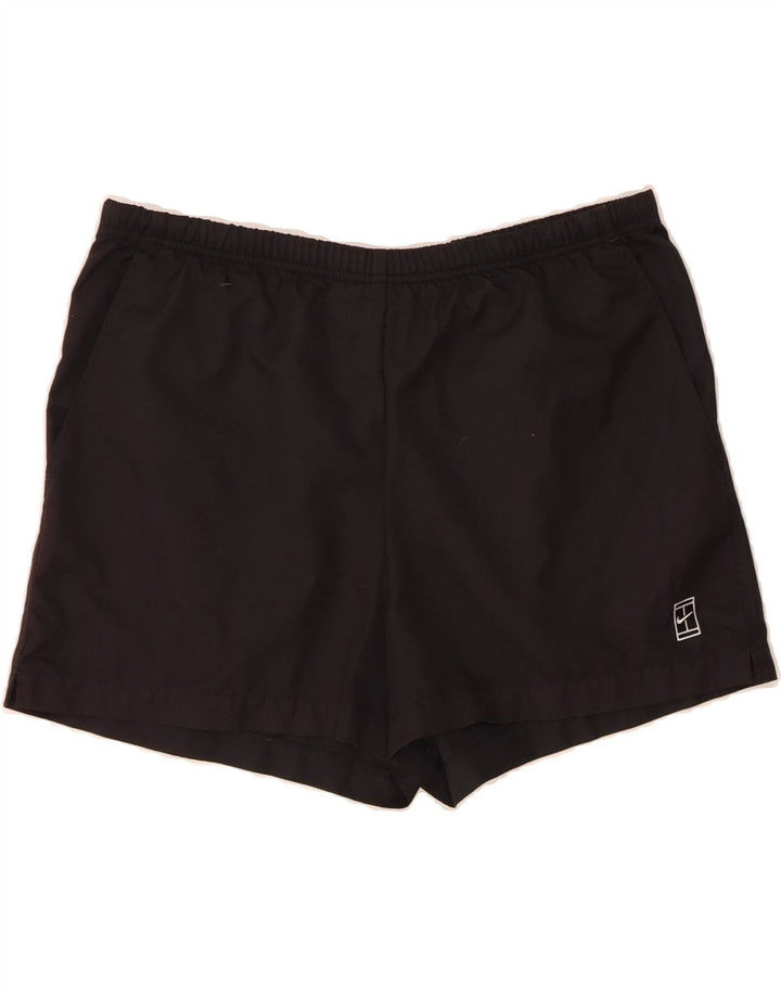 NIKE Womens Sport Shorts UK 8/10 Medium Black Polyester Vintage Nike and Second-Hand Nike from Messina Hembry 
