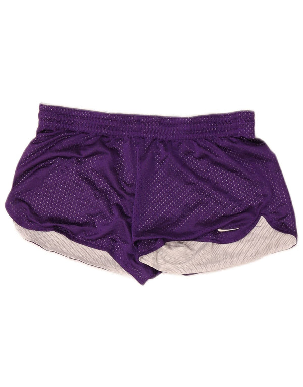 Nike ženske Dri Fit sportske kratke hlače US 4/6 male ljubičaste poliesterske boje