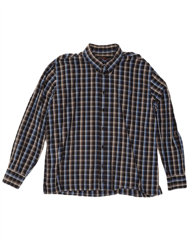 Ben Sherman muška košulja 2XL crni karirani pamuk