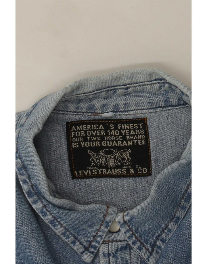 Levi's muška traper košulja XL plava