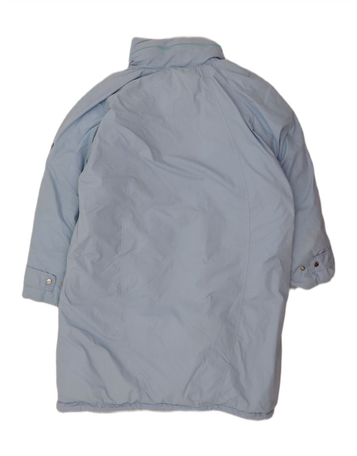 Vintage ženski preveliki podstavljeni kaput EU 42 Large Blue