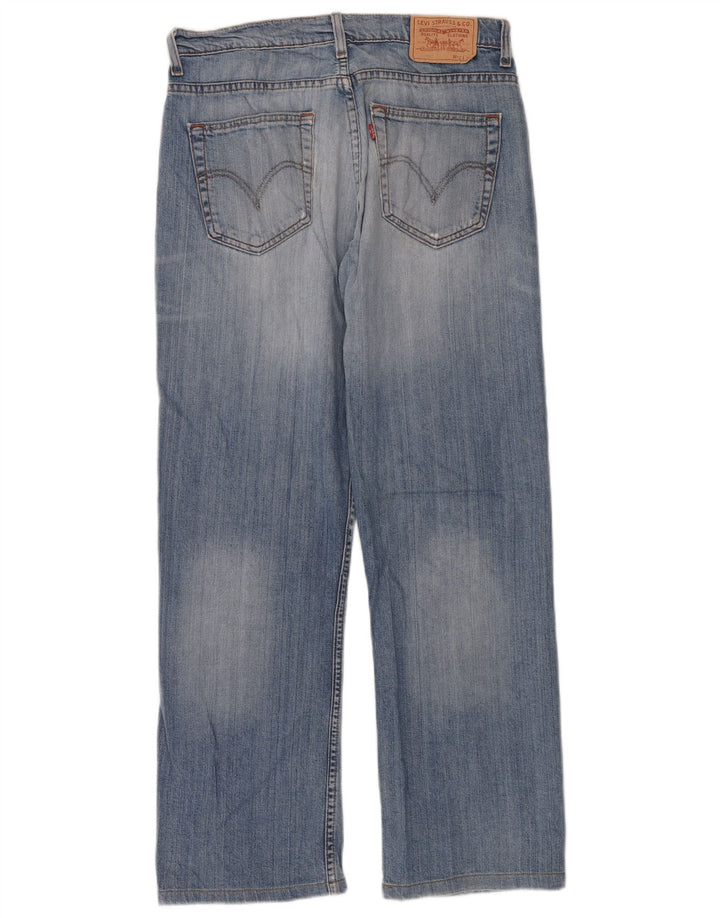 Levi's muške 752 ravne traperice W32 L30 plavi pamuk
