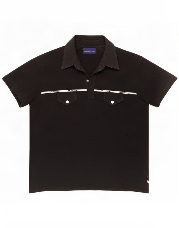Trussardi ženska polo majica UK 20 2XL crni pamuk