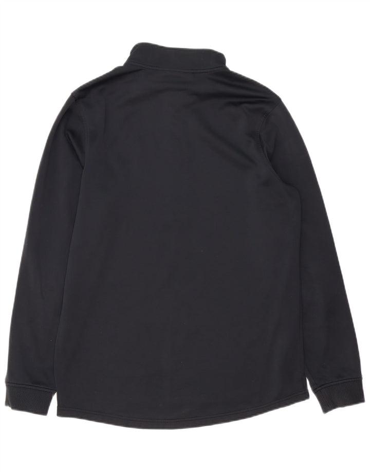 UNDER ARMOUR Muška majica s izrezom s patentnim zatvaračem Cold Gear, mala crna