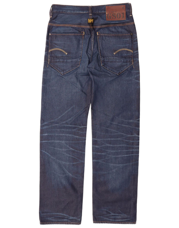 G-STAR muške ravne traperice W31 L34 tamnoplavi pamuk