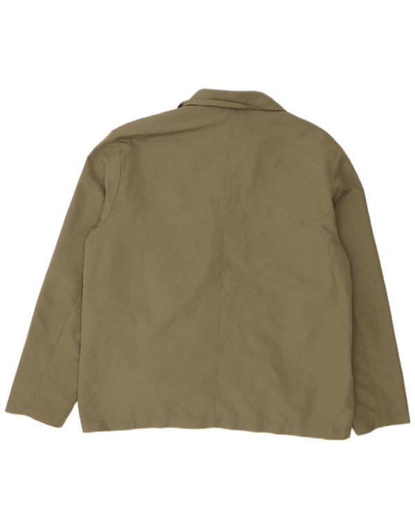 James Pringle Mens Bomber Jacket UK 40 Large Khaki Polyester