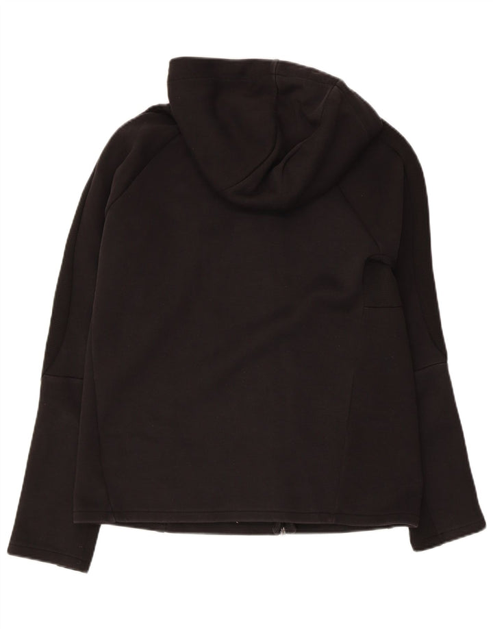 PUMA ženski pulover s kapuljačom s patentnim zatvaračem UK 10 mali crni poliester