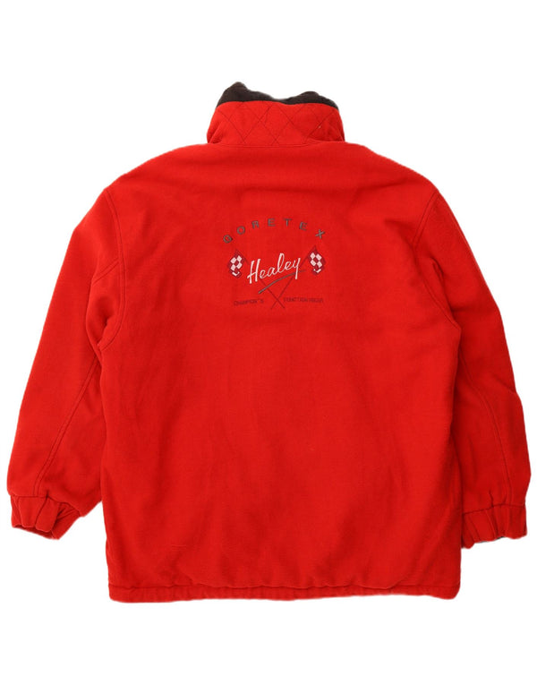 Vintage muška gore-tex grafička reverzibilna jakna UK 40 veliki crveni poliamid