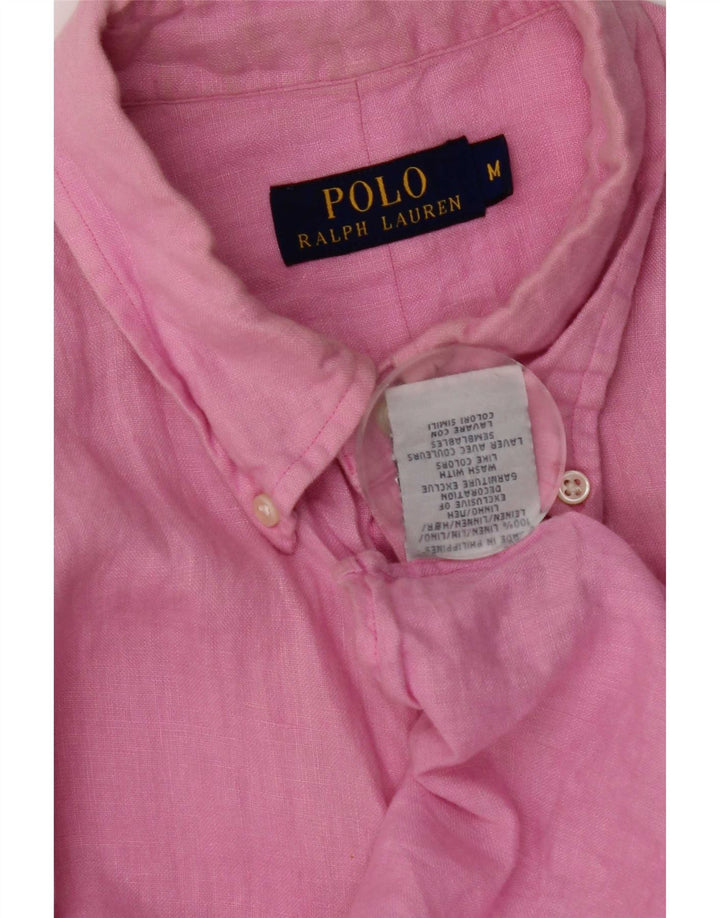 Polo Ralph Lauren muška košulja srednje ružičaste boje od platna