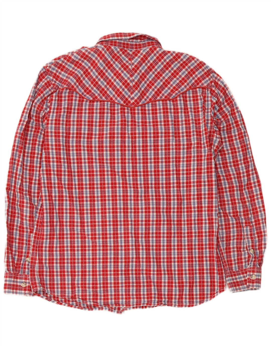 Wrangler muška majica standardnog kroja XL crveni karirani pamuk