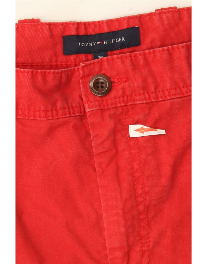 TOMMY HILFIGER Muške kargo kratke hlače W36 Veliki crveni pamuk