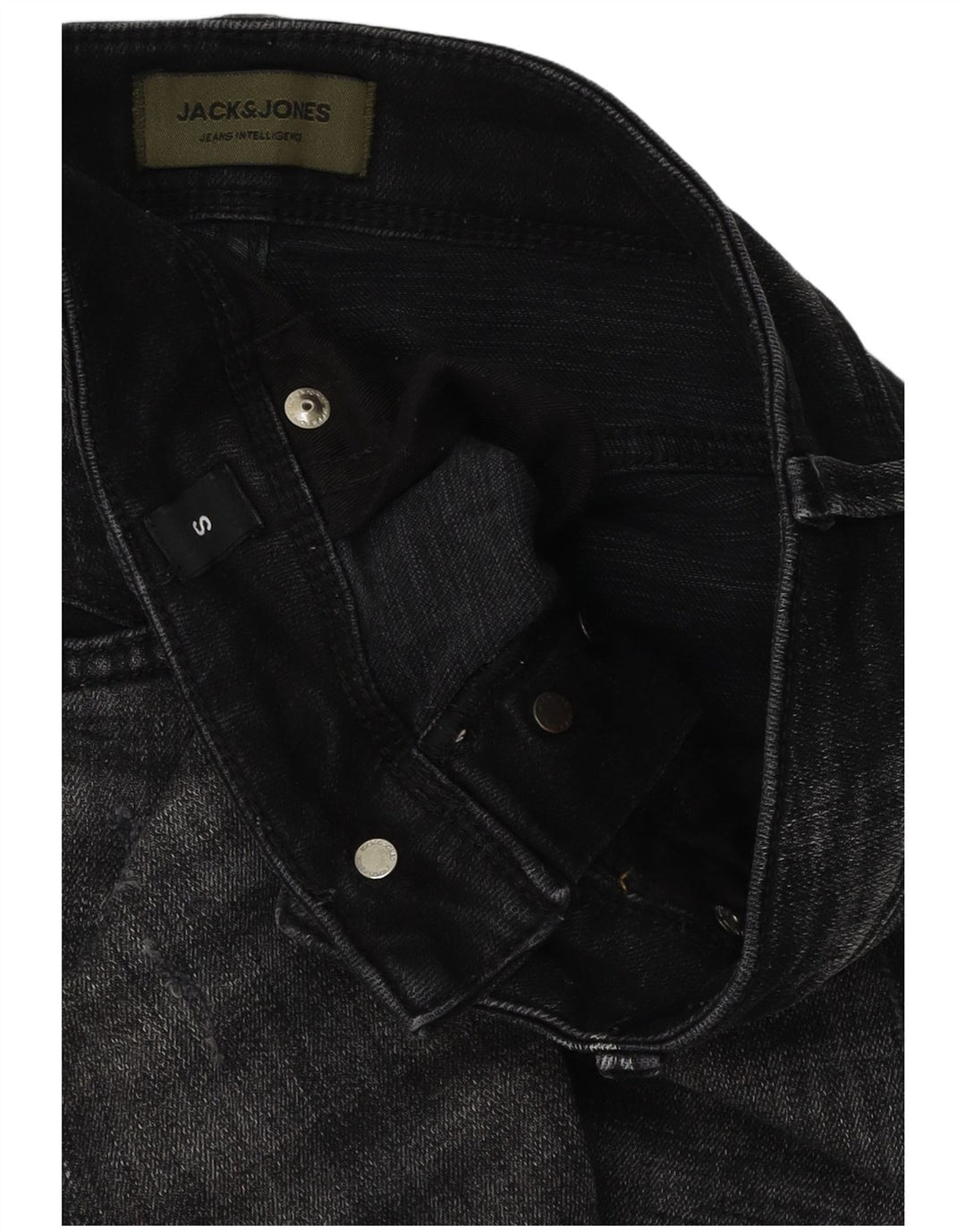 Jack & Jones muške kratke traper kratke hlače, W29 crne