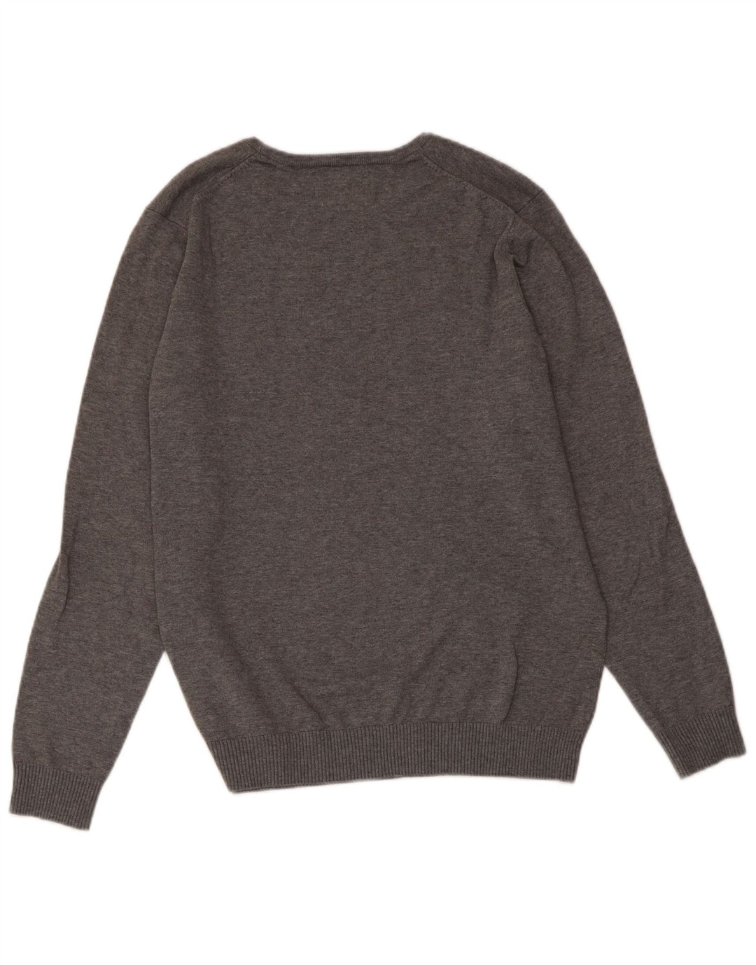 JACK & JONES Muški pulover s okruglim izrezom, srednje sivi pamuk