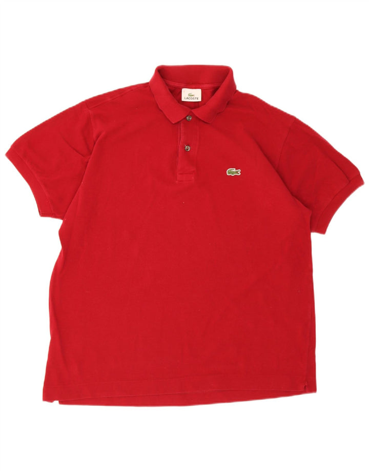 Lacoste muška polo majica veličine 5, veliki crveni pamuk