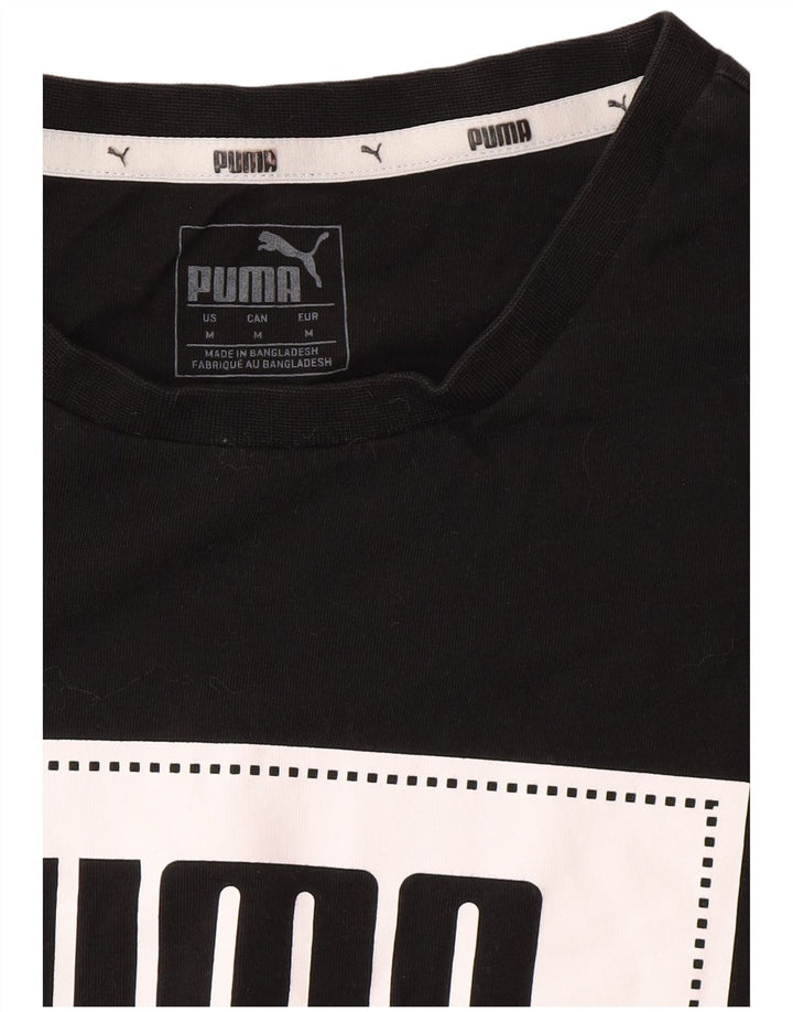 PUMA muška grafička majica srednje crna