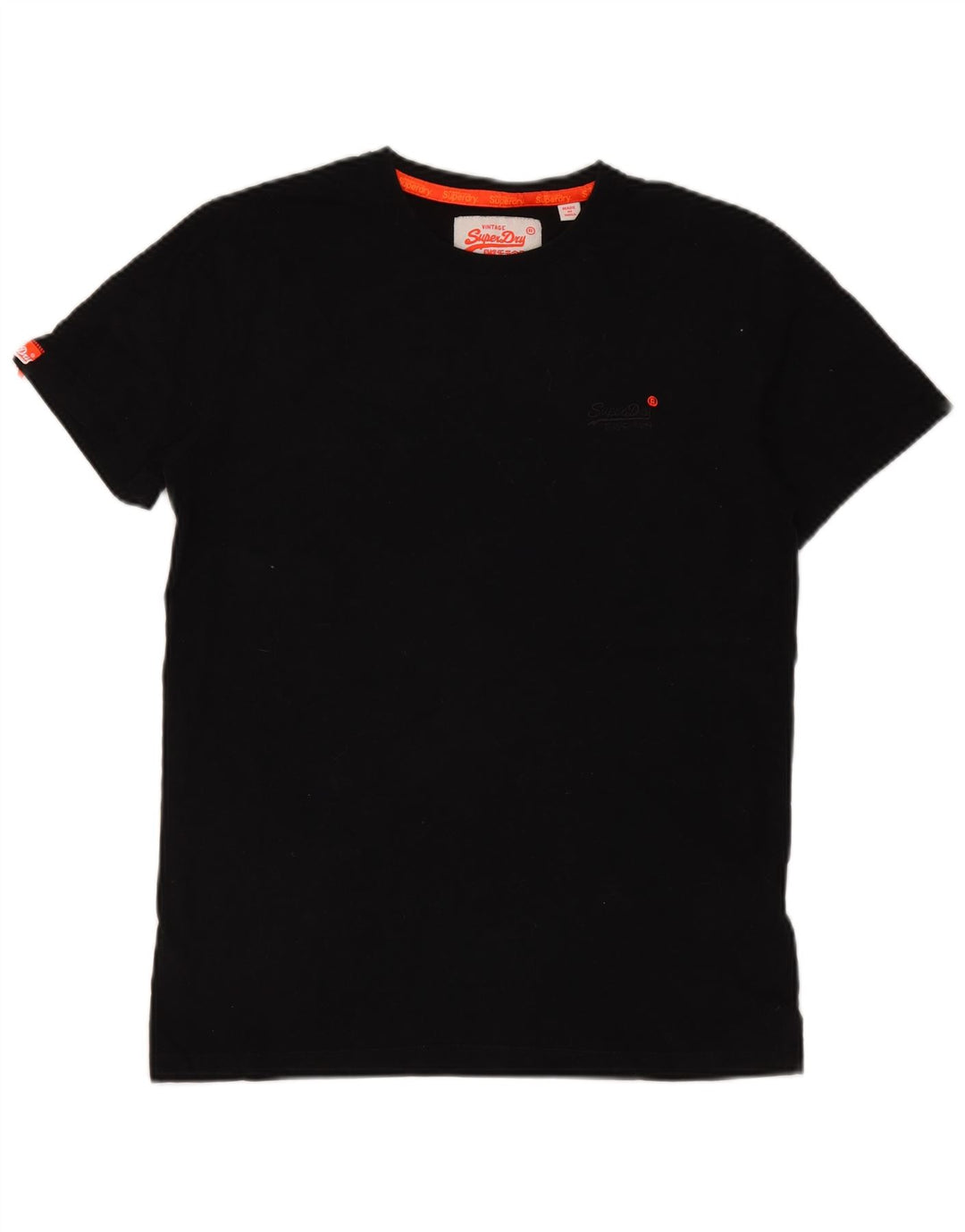 Superdry muška majica kratkih rukava Srednji crni pamuk
