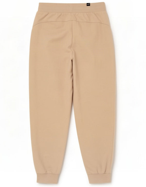 Puma Womens Tracksuit Trousers Trousers UK 12 Medium Beige Cotton