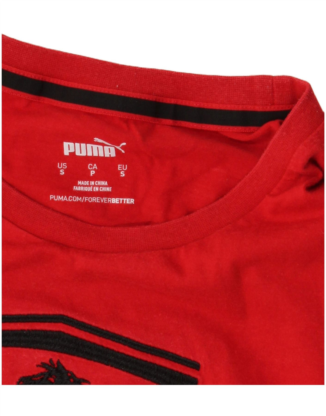PUMA muška majica kratkih rukava Ferrari Graphic, mala crvena