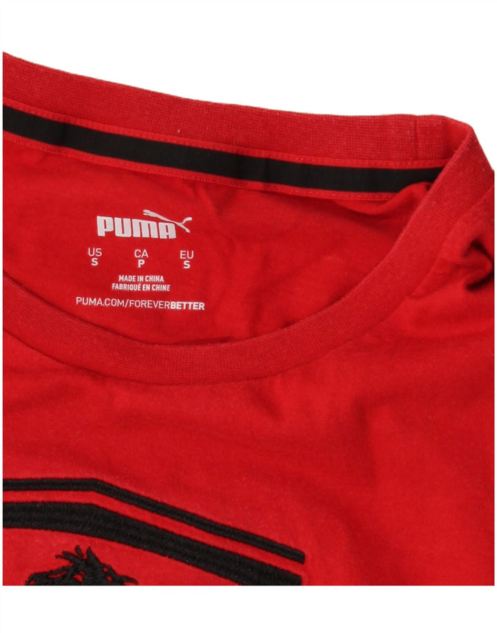 PUMA muška majica kratkih rukava Ferrari Graphic, mala crvena
