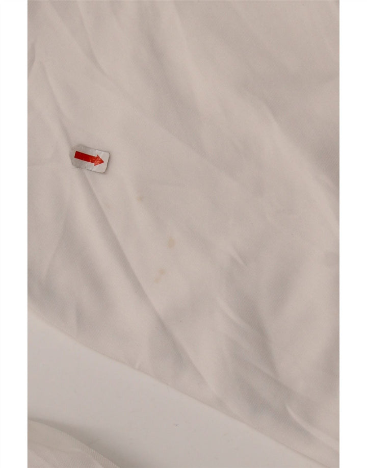 ASICS muška grafička gornja jakna trenirke srednje bijele boje od poliestera