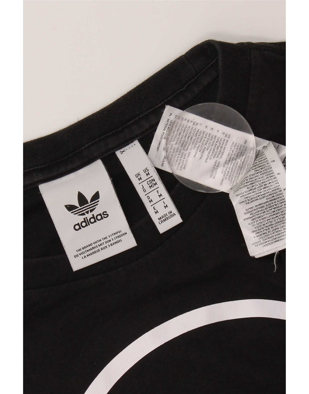 Adidas muška majica kratkih rukava srednje veličine, crni pamuk