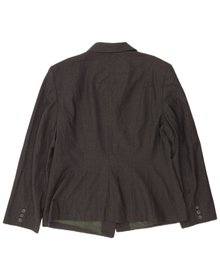 Laura Ashley Ženska jakna s 5 gumba UK 18 XL siva vuna