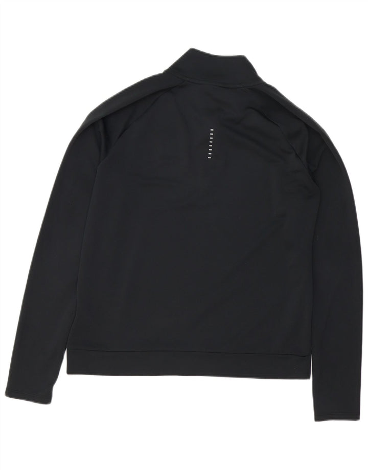 NIKE Ženska trenirka Dri Fit Zip Neck Top UK 10 Small Black