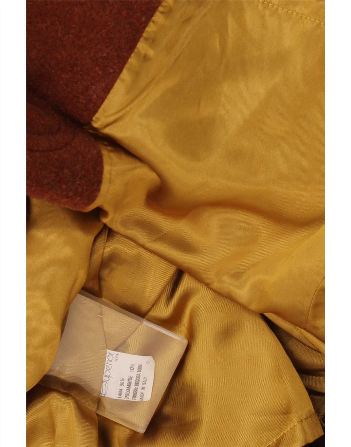 Superior ženski oversized Duffle Coat US 3 XS smeđa vuna