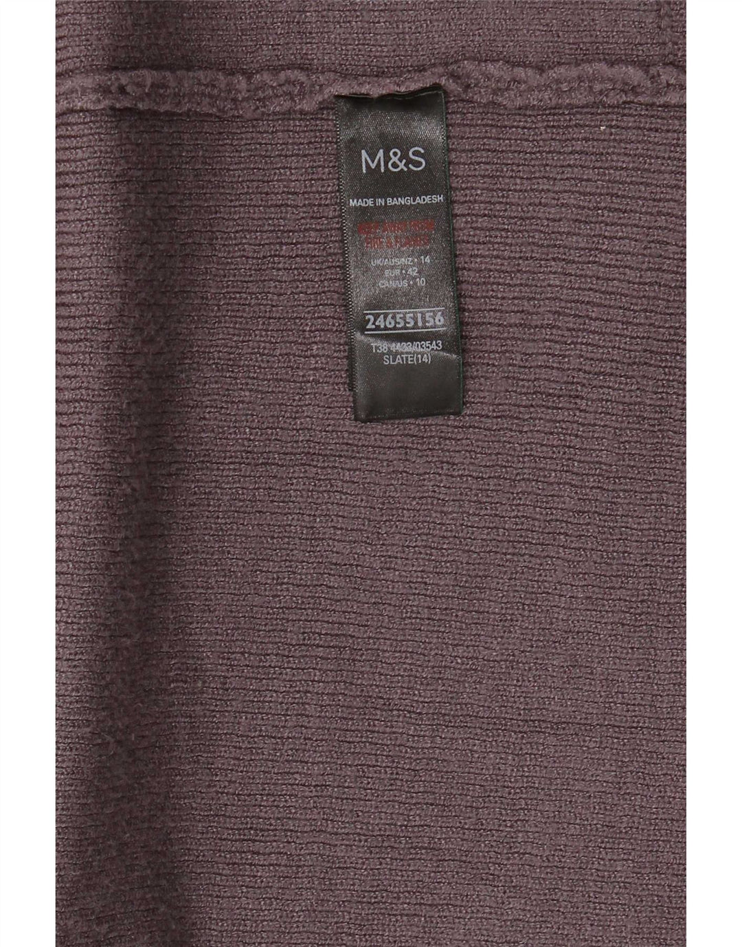 Marks & Spencer ženski dugi otvoreni kardigan pulover UK 14 veliki sivi