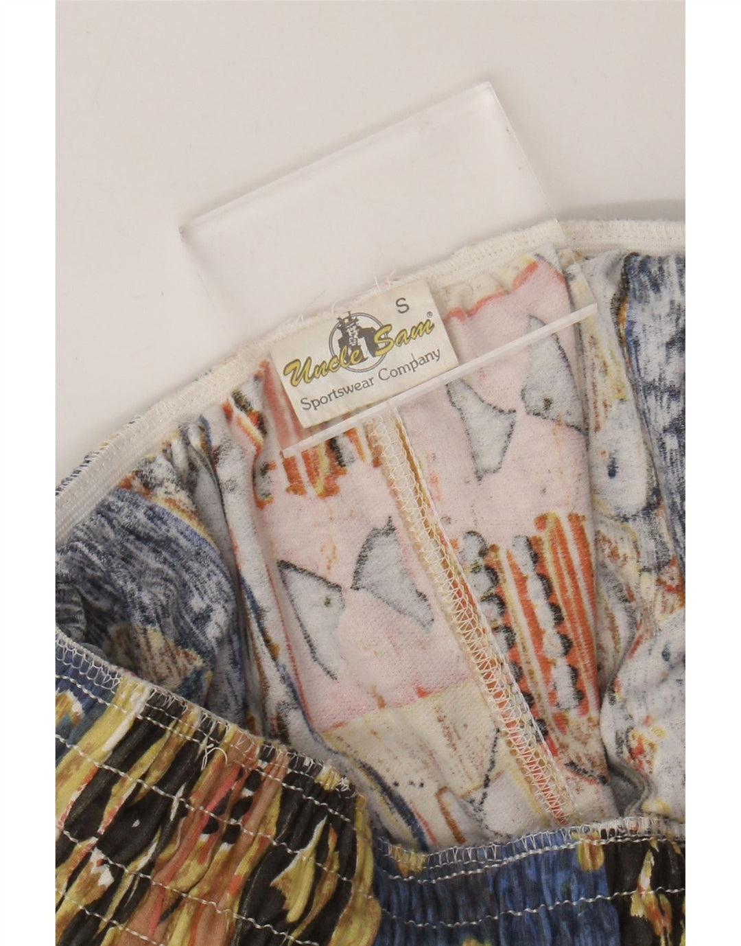 Uncle Sam ženske male hlače visokog struka W27 L29 Raznobojni pamuk