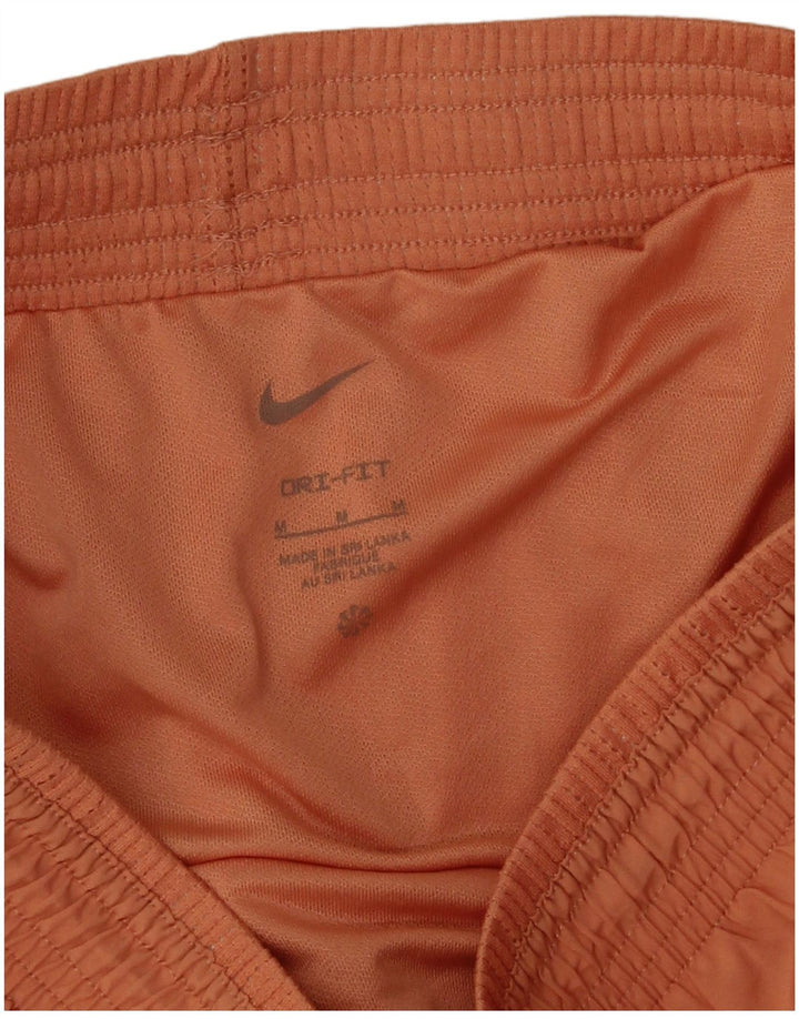 Nike Ženske Dri Fit Sportske Kratke Hlače UK 14 Srednje Narančasti Poliester