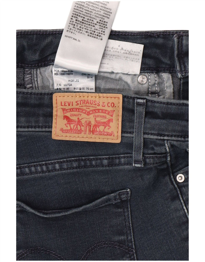 LEVI'S Ženske 712 uske traperice W28 L27 Plavi pamuk