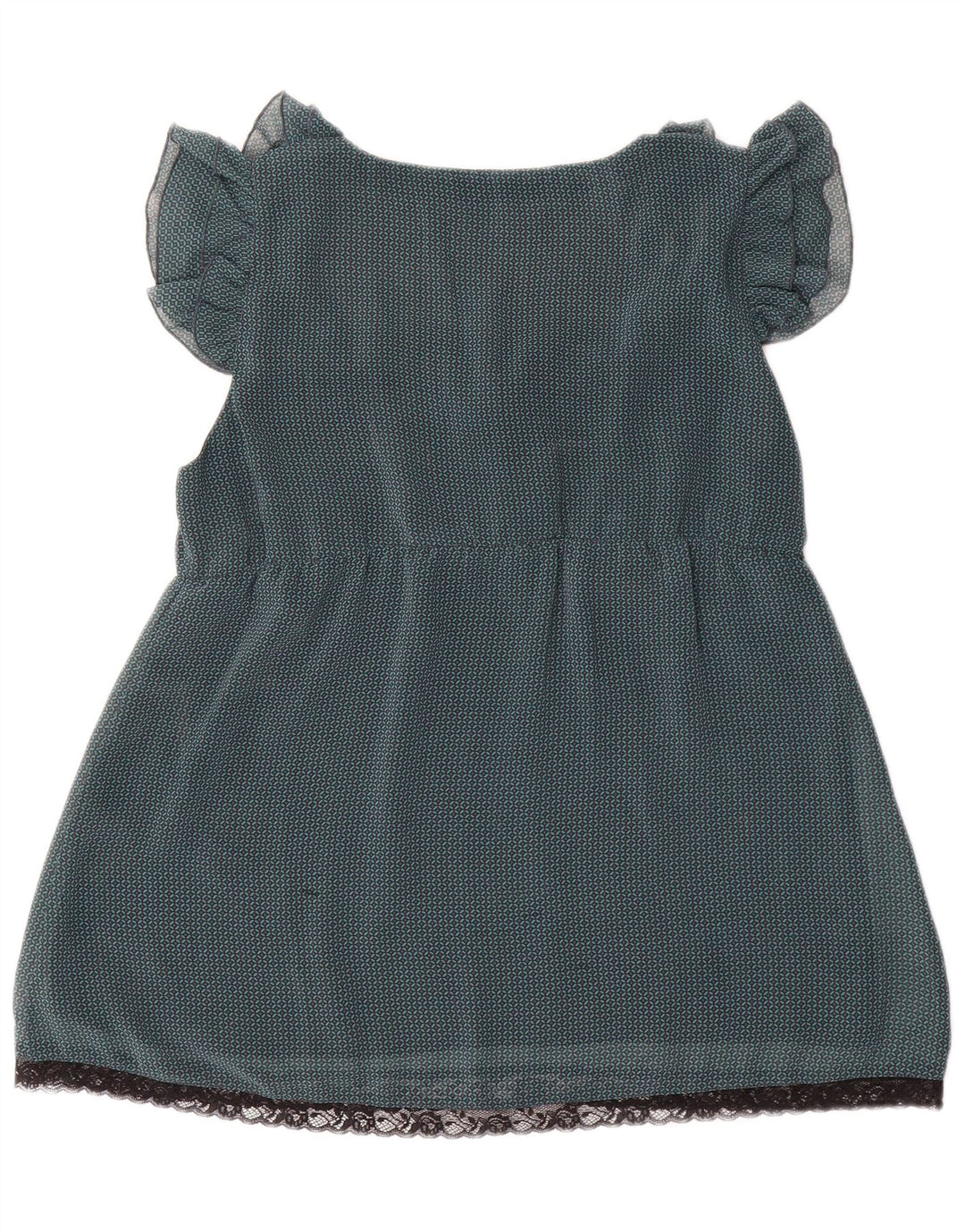 Gaudi gornji dio ženske bluze bez rukava IT 46 veliki zeleni geometrijski poliester