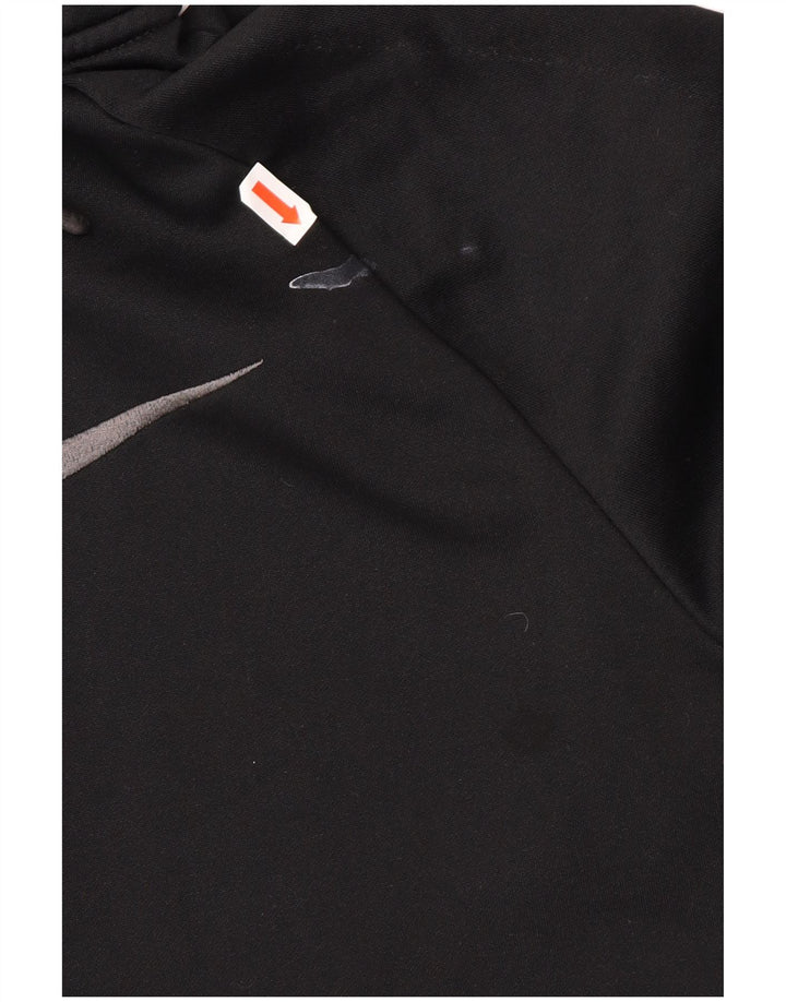 NIKE muška pulover s kapuljačom Dri Fit, srednji crni poliester