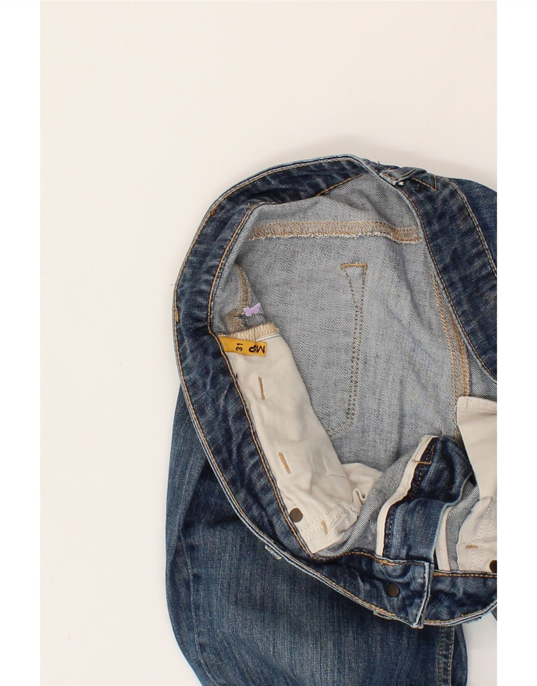 MELTIN' POT Womens Slim Jeans W31 L29 Blue Cotton Vintage Meltin' Pot and Second-Hand Meltin' Pot from Messina Hembry 