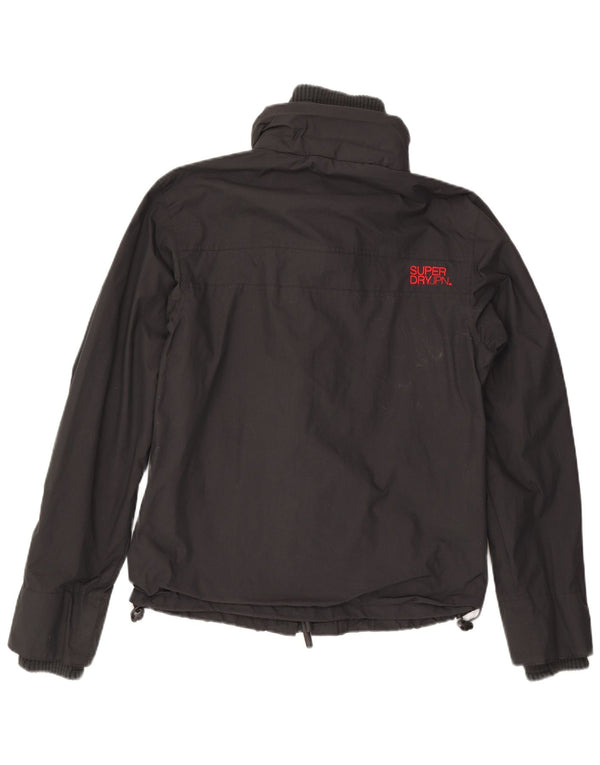 SUPERDRY ženska jakna vjetrovka UK 18 XL crni najlon