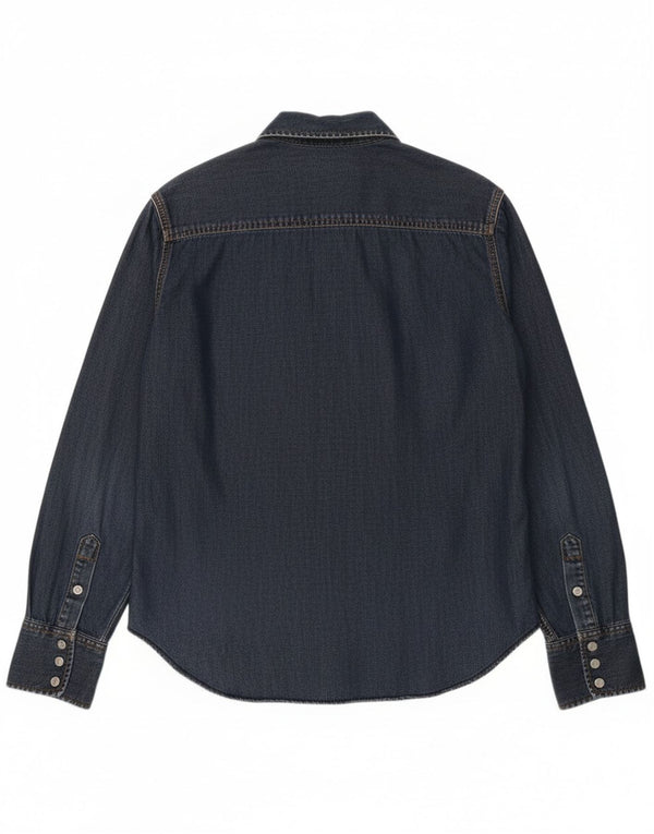 Calvin Klein Jeans ženska traper košulja UK 18 XL tamnoplavi pamuk